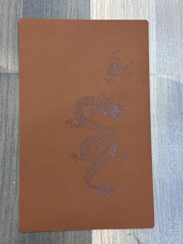 3D Engraved Dragon Design Mobile Skin-Premium PVC Wrap For All Mobile Phones. - Image 3